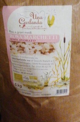 Riso SemiLavorato Rosa Marchetti front packaging