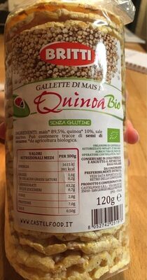 Galette de mais et quinoa