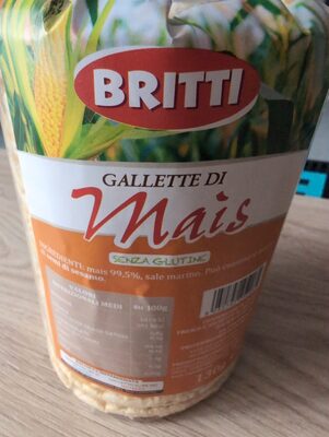 Gallette di mais senza glutine