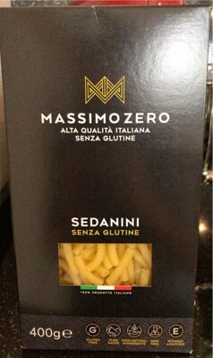 Sedanini senza glutine front packaging