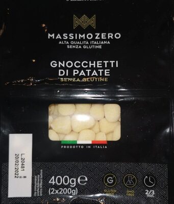 Gnocchetti di patate front packaging