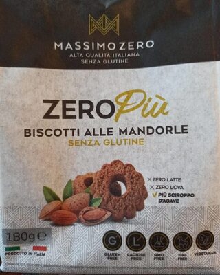 Zero più biscotti alle mandorle