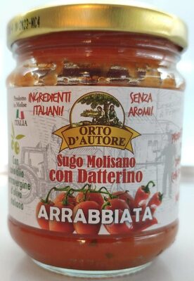Sugo Molisano con Datterino, Arrabbiata front packaging