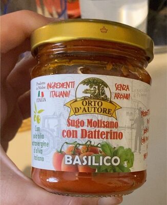 Sugo molisano con datterini e basilico
