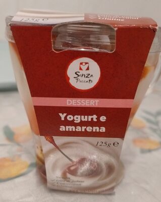 Dessert yogurt e amarena front packaging