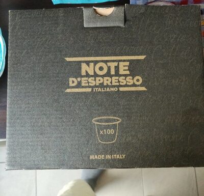 Note d'espresso Italiano (boîte de 100)