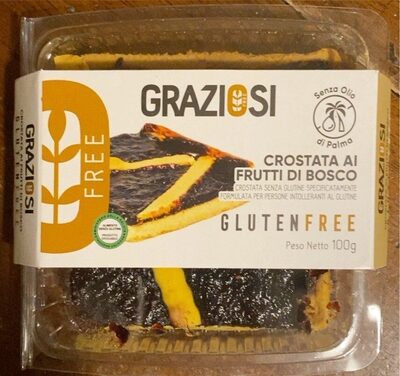 Crostata ai frutti di bosco front packaging
