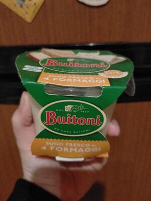 Sugo fresco ai 4 formaggi front packaging