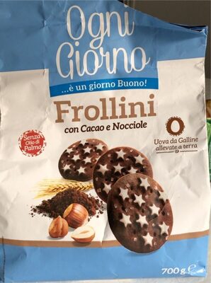 Frollini con cacao e nocciole