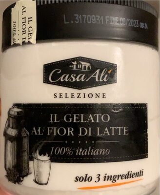 Il gelato al fior di latte