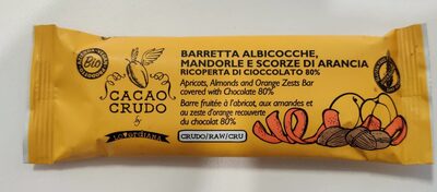 barretta albicocche mandorle e Scorze di arancia