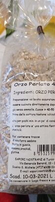 Orzo perlato