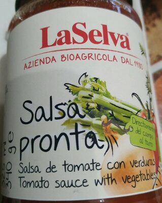 Salsa pronta front packaging