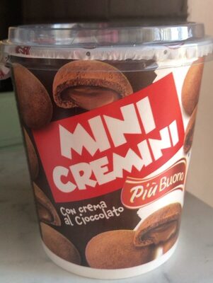 Mini cremini con crema al cioccolato