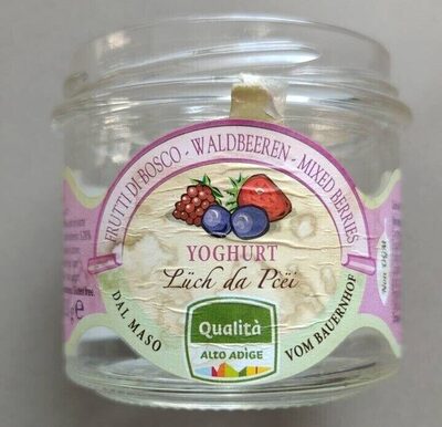 Yogurt ai frutti di bosco dal maso