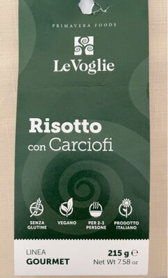 Risotto con carciofi