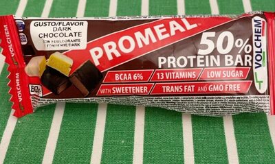 Promeal protein bar 50% front packaging