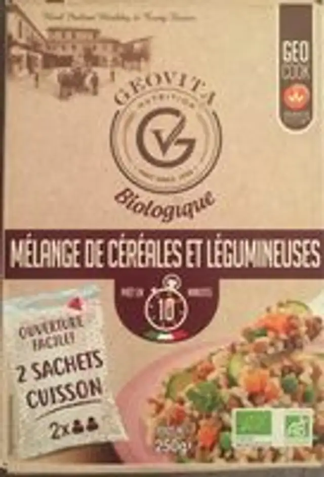 Mélange de céréales et légumineuses