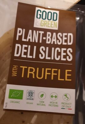 Plant-based deli slice with truffle