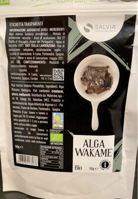 Alga wakame front packaging