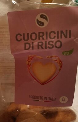 Cuoricini di riso front packaging