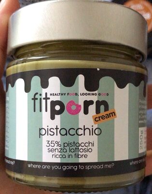 Crema proteica al pistacchio 35% front packaging