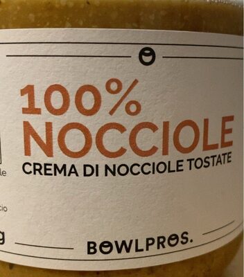 100% NOCCIOLE front packaging