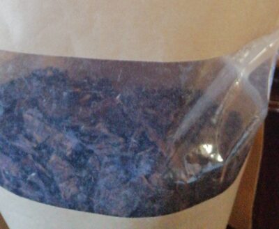 Chips di cocco biologico al cacao front packaging