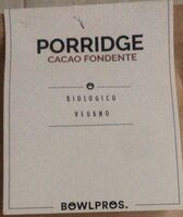 Porridge cacao fondente