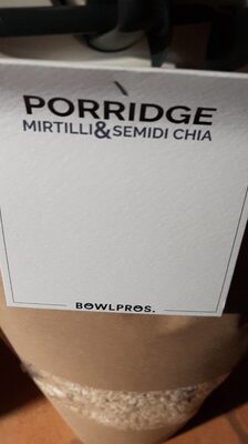 Porrige front packaging