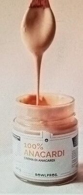 Crema di anacardi front packaging