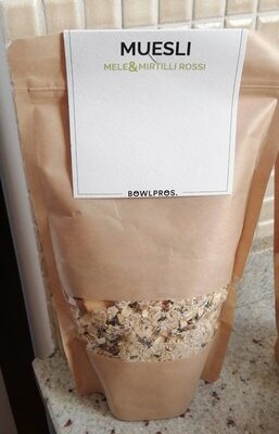 Muesli front packaging