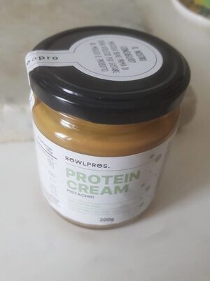 Crema proteica al pistacchio