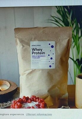Whey protein yogurt e frutti di bosco