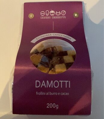 Damotti frollini al burro e cacao