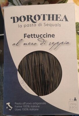 Fettuccine al nero di seppia front packaging
