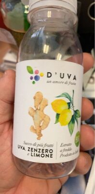 Succo uva zenzero limone