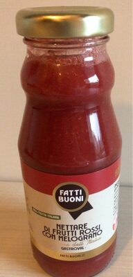 Nettare di frutti rossi con melograno front packaging