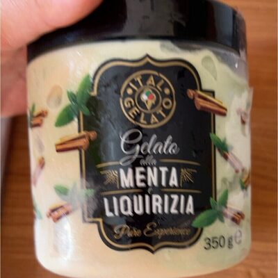 Gelato alla menta e liquirizia