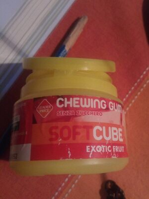 Chewing gum softcube