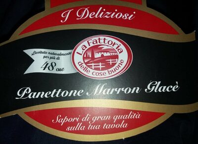 Panettone con marron glace senza uvetta