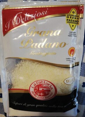 Grana padano grattugiato i deliziosi