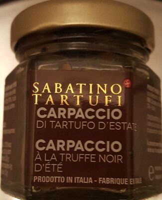 Carpaccio à la truffe noire d'été