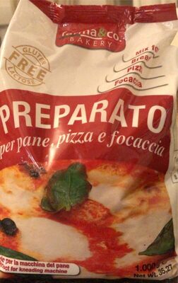 Preparato per pane pizza e focaccia