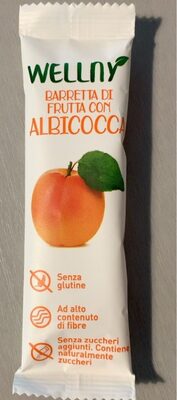 Barretta di frutta con albicocca