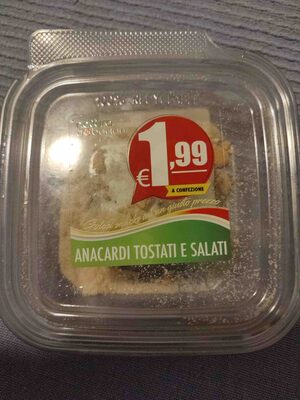 Anacardi tostati e salati