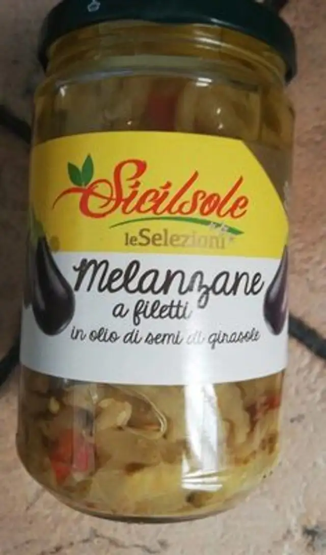 Melanzane a filetti front packaging