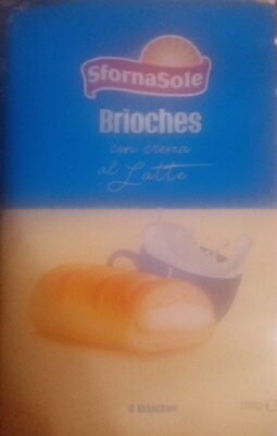Brioches con crema al latte