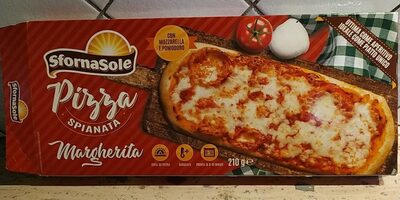 Pizza spianata Margherita front packaging