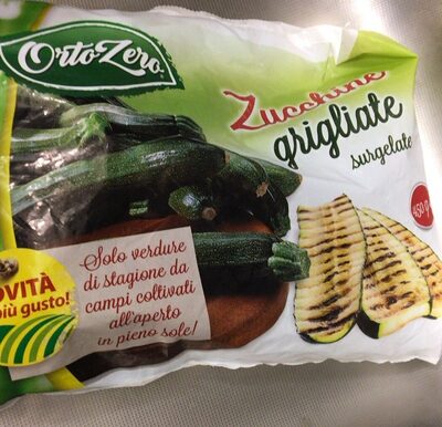 Zucchine grigliate front packaging